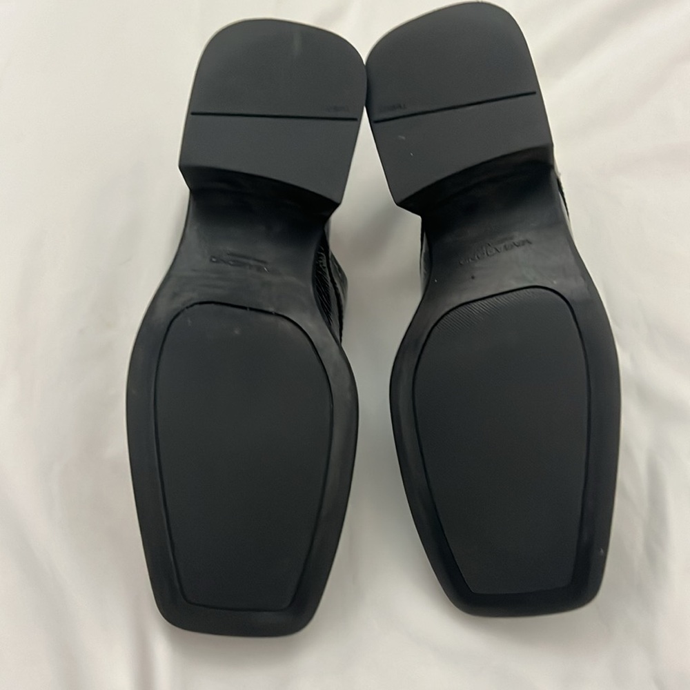 Vagabond Black Patent Leather Lace-Up Loafers - Picture 8 of 11